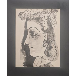 Pablo Picasso (1881-1973), Dora Maar, z cyklu: 40 dessins de Picasso en marge du Buffon, 1957