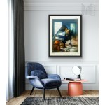Raymond Poulet (ur.1934), Le Piano Bleu,1983