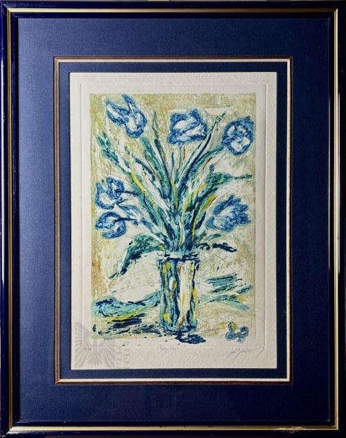 Jean-Marie Guiny (1954-2010), Błękitne Tulipany, 1984