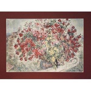 Marc Chagall (1887–1985), „Le Nu au Bouquet“ („Akt s kyticou“)