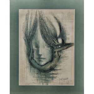 Francis Lassus de SAINT-GENIES (1925-2018), Kobieta Fantastyczna, 1972