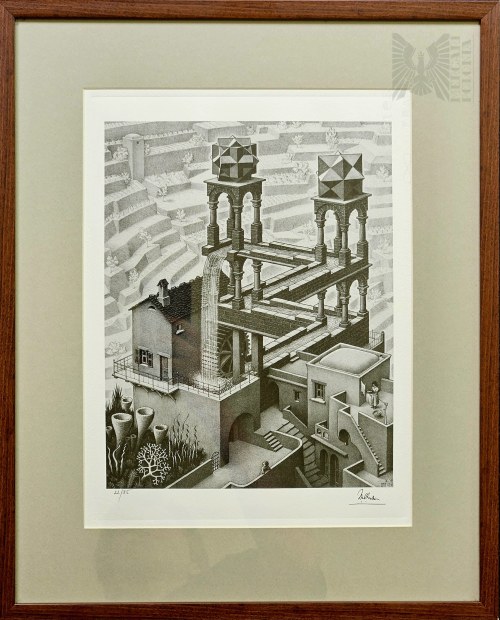 Maurits Cornelis Escher (1898-1972), Wodospad (1961)