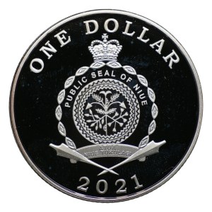 Niue, 1 dolar 2021 Konstytucja 3 Maja - Uncja srebra