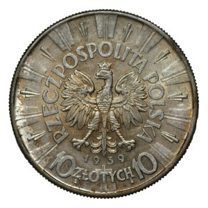 10 złotych 1939, Józef Piłsudski