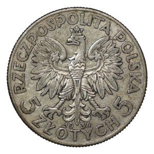5 zlotych, 1934, Polonia