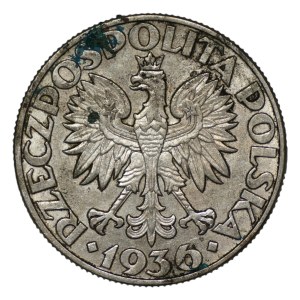 5 zlotych, 1936, Sailing Ship