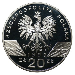 20 złotych 1999, Wilk