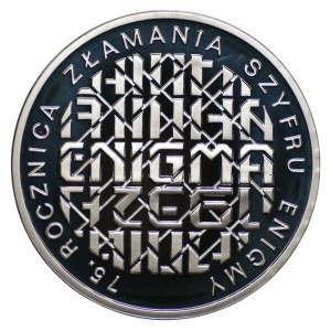 10 złotych 2007, 75. rocznica złamania szyfru Enigmy