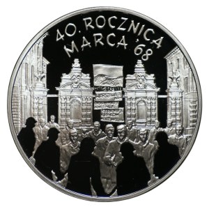 10 zlotych, 2008, 40th Anniversary of March '68