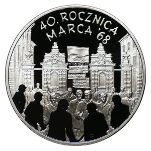 10 zlotých 2008, 40. výročie marca 1968