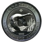 Canada, $10 2025, Canada Goose, 2 ounces of pure silver