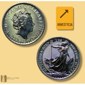 Veľká Británia, 2 libry 2020, 1 oz