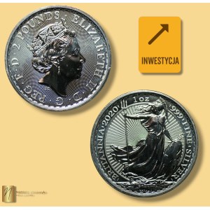 United Kingdom, 2 pounds, 2020, 1 oz