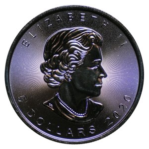 Canada, 5 dollari 2020, Foglia d’acero, 1 oncia d’argento puro