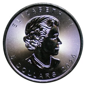 Kanada, 5 dolarów 2020, Liść Klonu, 1 oz