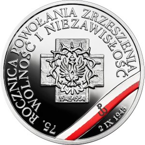 10 zlotych, 2020, 75th anniversary of the founding of the “Freedom and Independence” Association