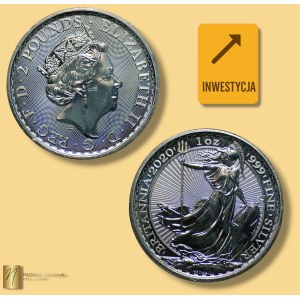 Veľká Británia, 2 libry 2020, 1 oz