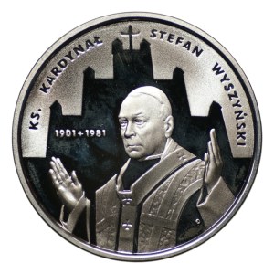 10 zlotych, 2001, Cardinal Stefan Wyszyński