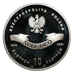 10 zlotych, 2001, Cardinal Stefan Wyszyński