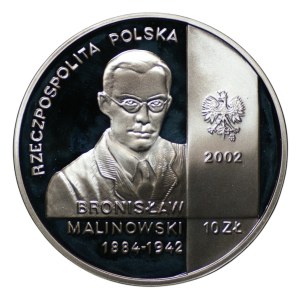 10 zlotých 2002, Bronisław Malinowski