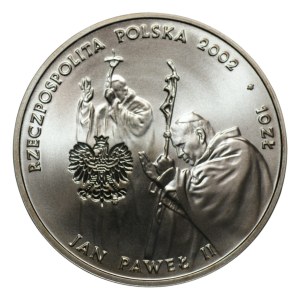 10 złotych 2002, Jan Paweł II- Pontifex Maximus