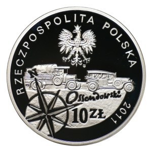10 zlotych, 2011, Ferdynand Ossendowski