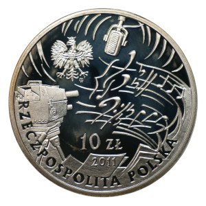 10 zlotých 2011, Jeremi Przybora, Jerzy Wasowski