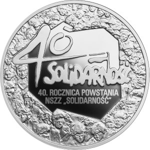 10 zlotych, 2020, 40th anniversary of the founding of NSZZ Solidarność
