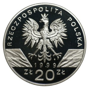 20 zlotych, 1999, Wolf