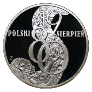 10 zlotych, 2010, Poland, August 1980