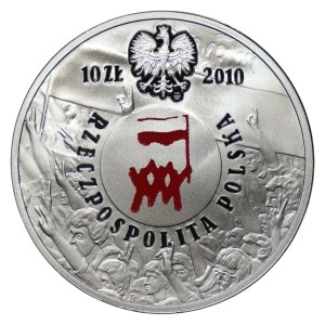 10 zlotych, 2010, Poland, August 1980