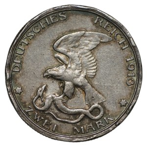 Niemcy, 2 marki 1913, 100. rocznica Wypowiedzenia wojny Francji