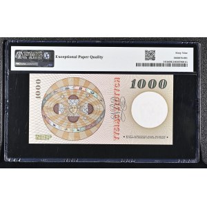 1.000 Złoty 1965, Serie S, PMG 69 EPQ, Note 2- (maximal)