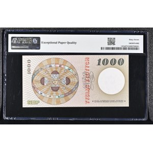 1 000 zlotých, rok 1965, série S, PMG 67 EPQ
