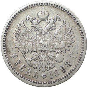 Rusko, 1 rubľ 1898 (А.Г.) Petrohrad