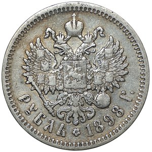 Rusko, 1 rubľ 1898 (А.Г.) Petrohrad