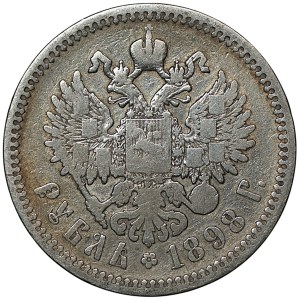 Rosja, 1 rubel 1898 (А.Г.) Petersburg