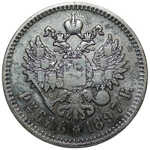 Russia, 1 rublo 1897 (**) Bruxelles
