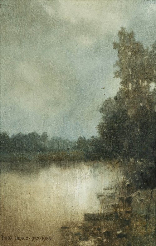 Jerzy Duda-Gracz (1941 Częstochowa - 2004 Łagów), Pejzaż 957, 1985