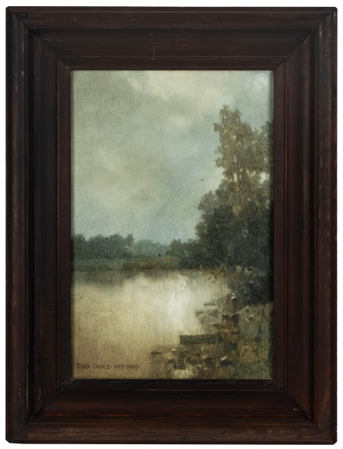 Jerzy Duda-Gracz (1941 Częstochowa - 2004 Łagów), Pejzaż 957, 1985