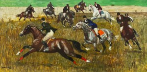 Ludwik Maciąg (1920 Kraków - 2007), Pogoń za lisem, 2003