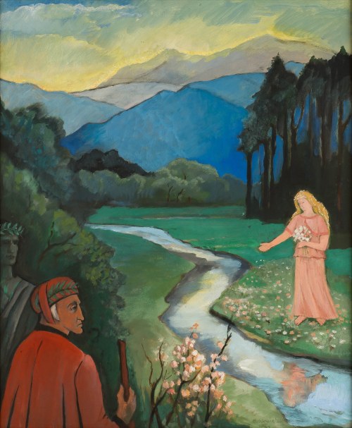 Eugeniusz Waniek (1906-2009), Dante i Matylda, 1993