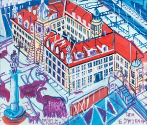 Edward Dwurnik (1943 Radzymin - 2018 Warszawa), Mamuty w Fundacji Foksal, 2014