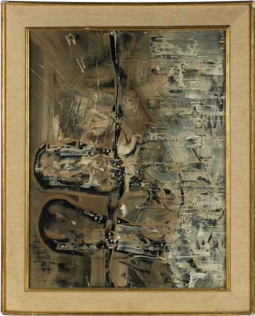 Jerzy Kujawski (1921 Ostrów Wielkopolski - 1998 Paryż), Bez tytułu, lata. 60. XX. w.