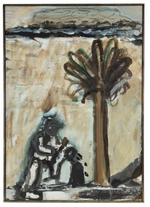Mariusz Woszczyński (ur. 1965), Friseur unter den Palmen, 1996