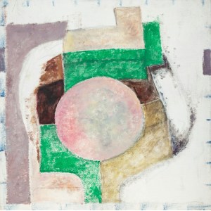 Jan Aniserowicz (1929–2007), Composition with Green and Pink