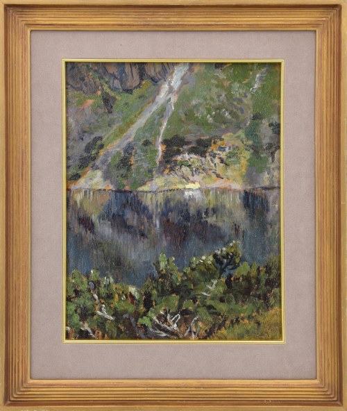 Leon WYCZÓŁKOWSKI (1852-1936), Widok na Morskie Oko
