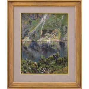 Leon WYCZÓŁKOWSKI (1852-1936), Widok na Morskie Oko