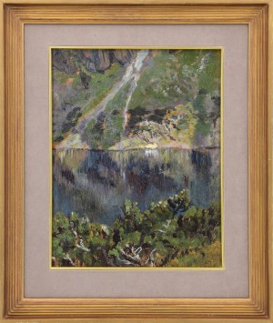 Leon WYCZÓŁKOWSKI (1852-1936), Widok na Morskie Oko