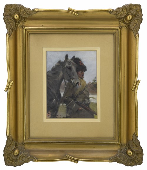 Jerzy KOSSAK (1886-1955), Żołnierz na posterunku, 1929